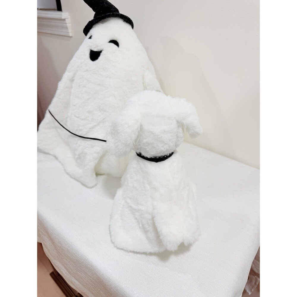 Goblin & Ghoul Ghost Walking Dog Plush Greeter Halloween Summerween - Picture 11 of 12